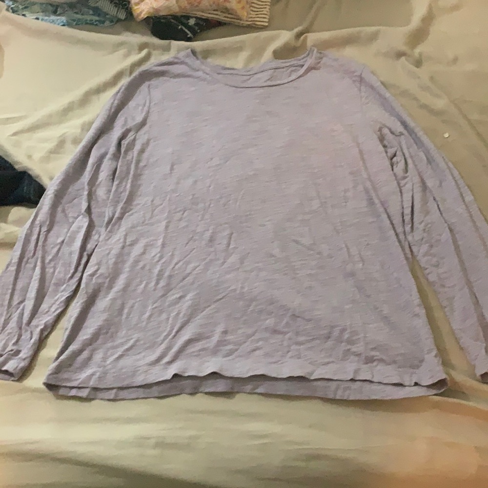Long sleeve purple shirt